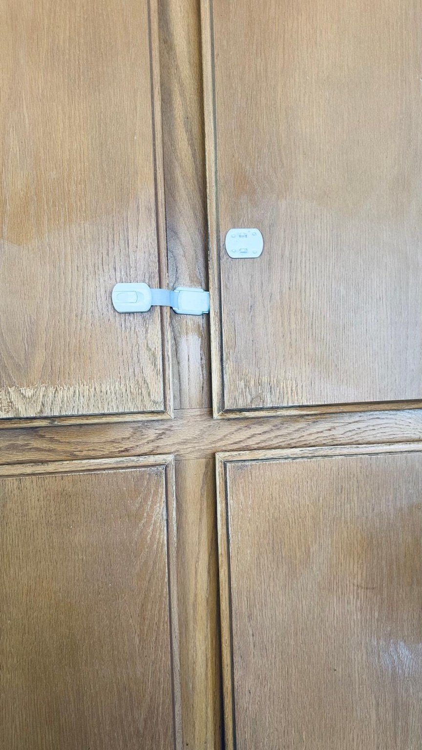 Kitchen cabinets after cleaning